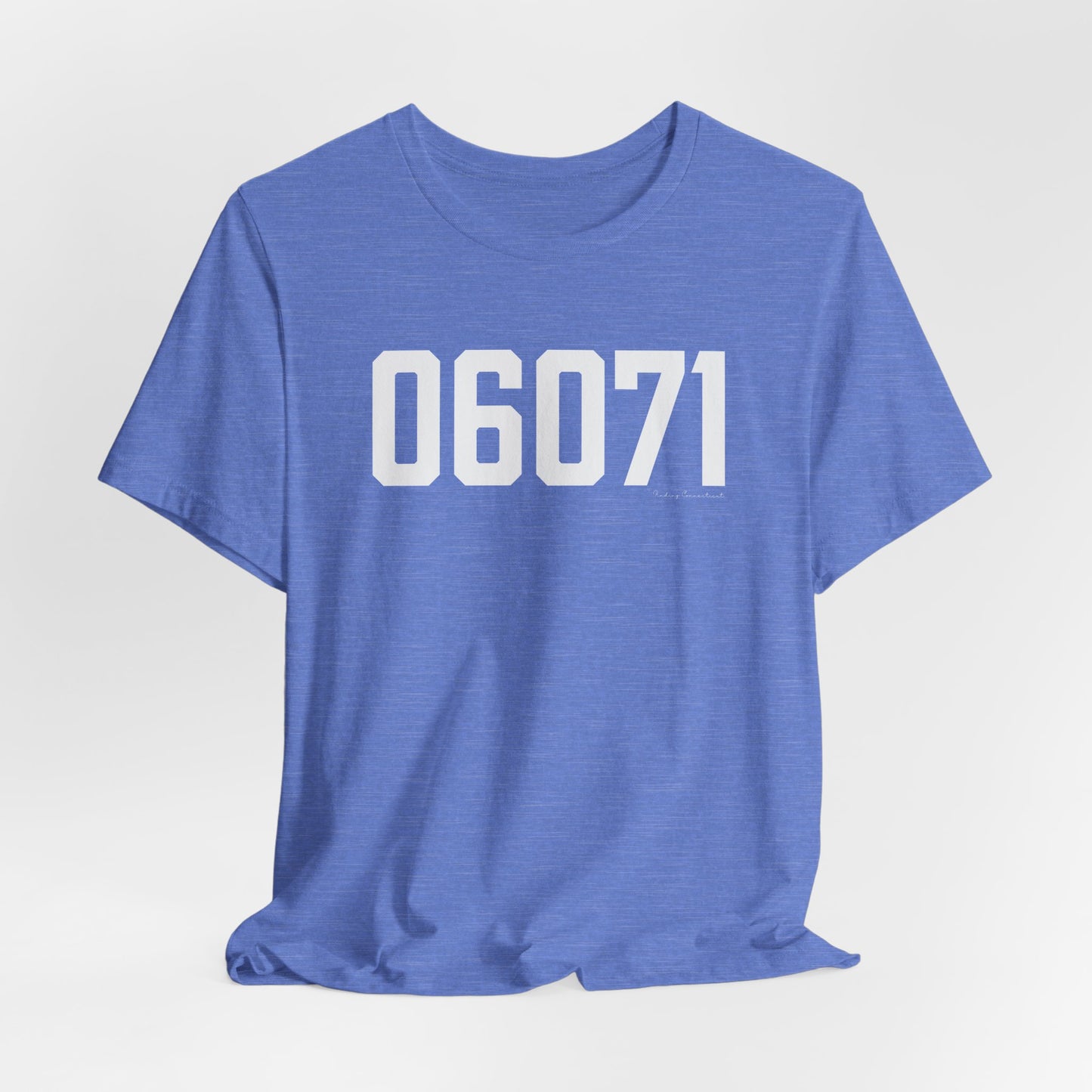 06071 Somers CT Zip Code Unisex Jersey Short Sleeve T-Shirt