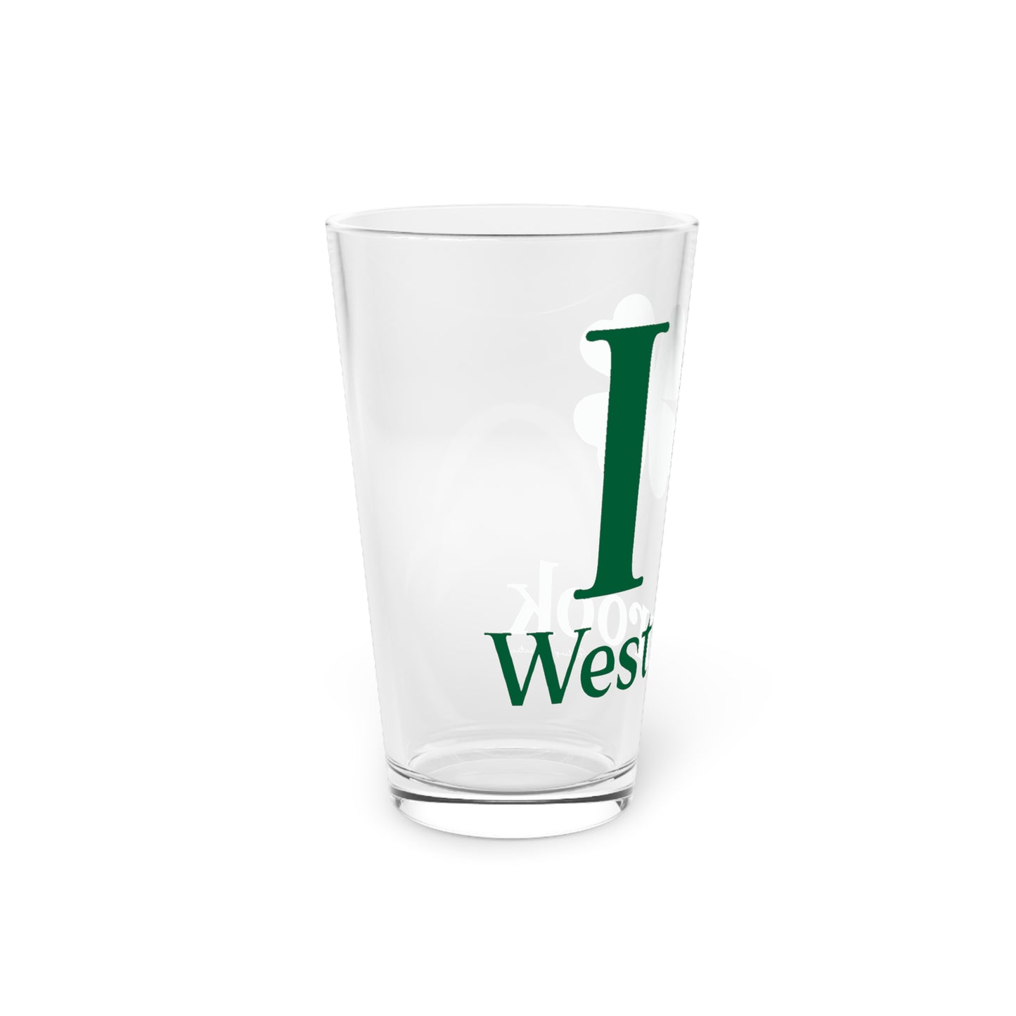 I Clover Westbrook Pint Glass, 16oz
