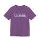 Just a kid from Milford Unisex Jersey Short Sleeve Tee