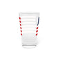 Danbury Connecticut Flag Pint Glass, 16oz