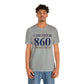 Chester 860 Connecticut Unisex Jersey Short Sleeve T-Shirt