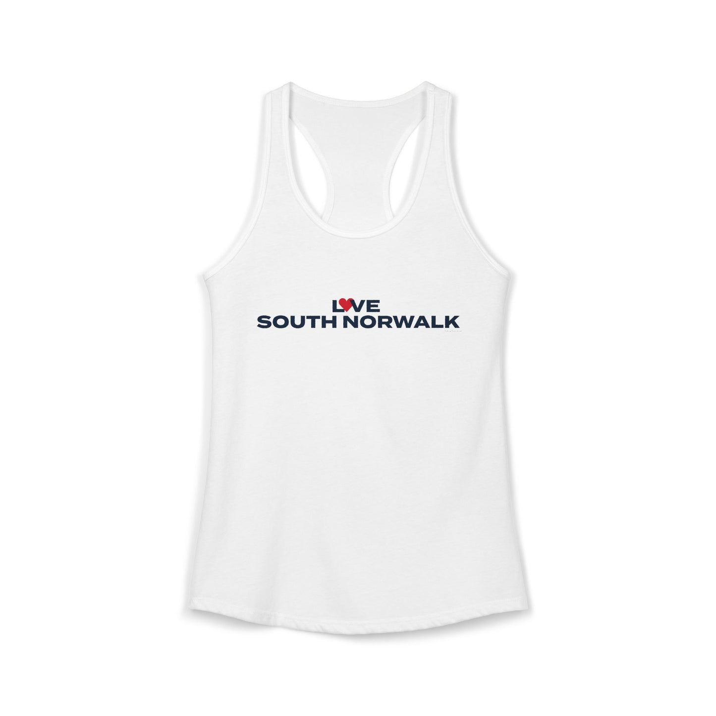 Love South Norwalk Women's Ideal Racerback Tank Top