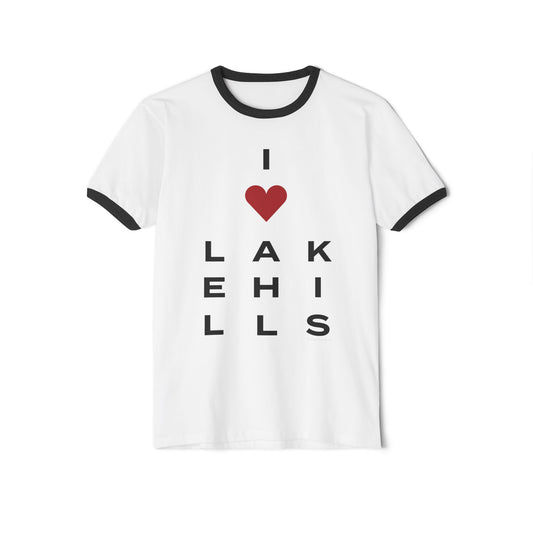 Lake Hills Vision Unisex Cotton Ringer T-Shirt