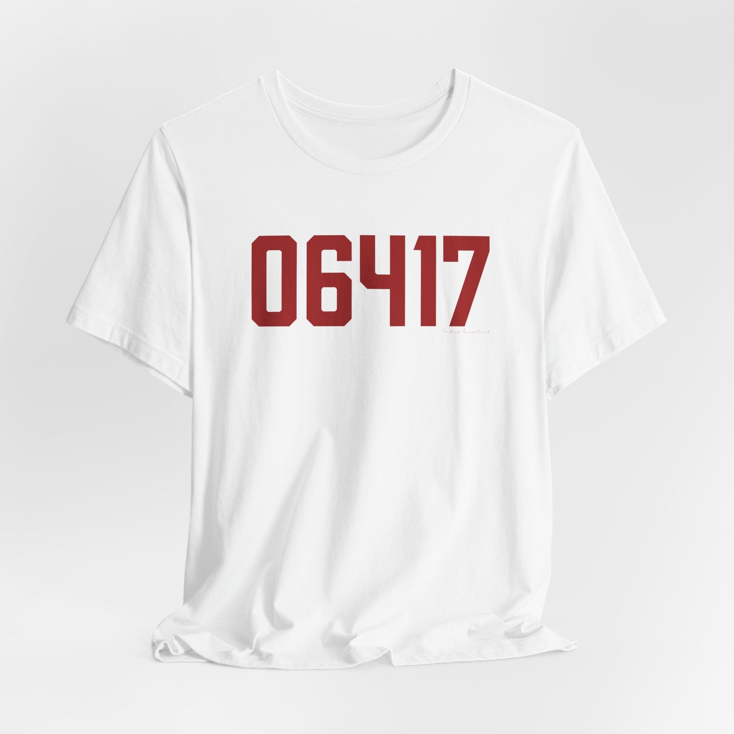 06417 Deep River Connecticut Zip Code Unisex Jersey Short Sleeve T-Shirt