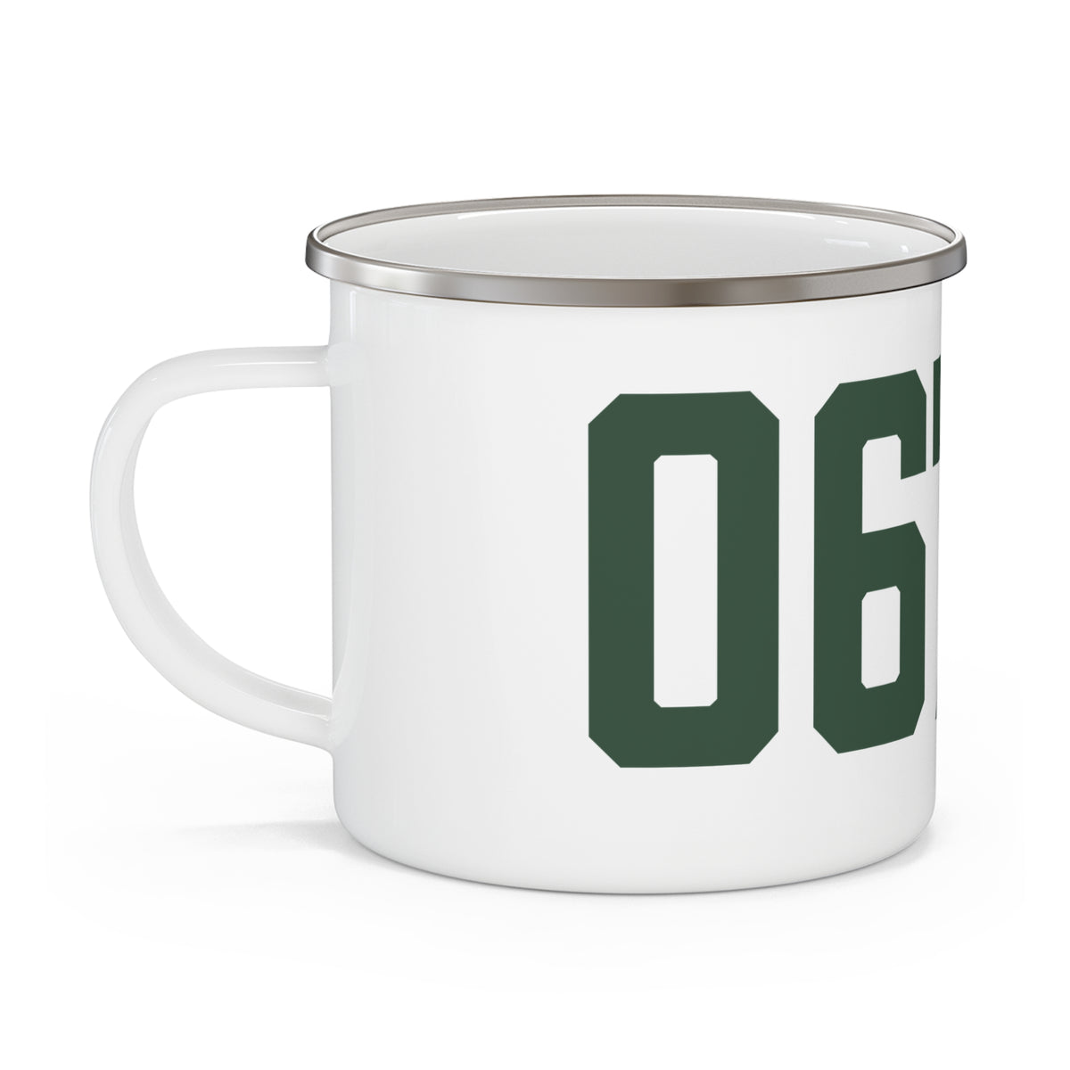 06763 Morris Connecticut Zip Code Enamel Camping Mug