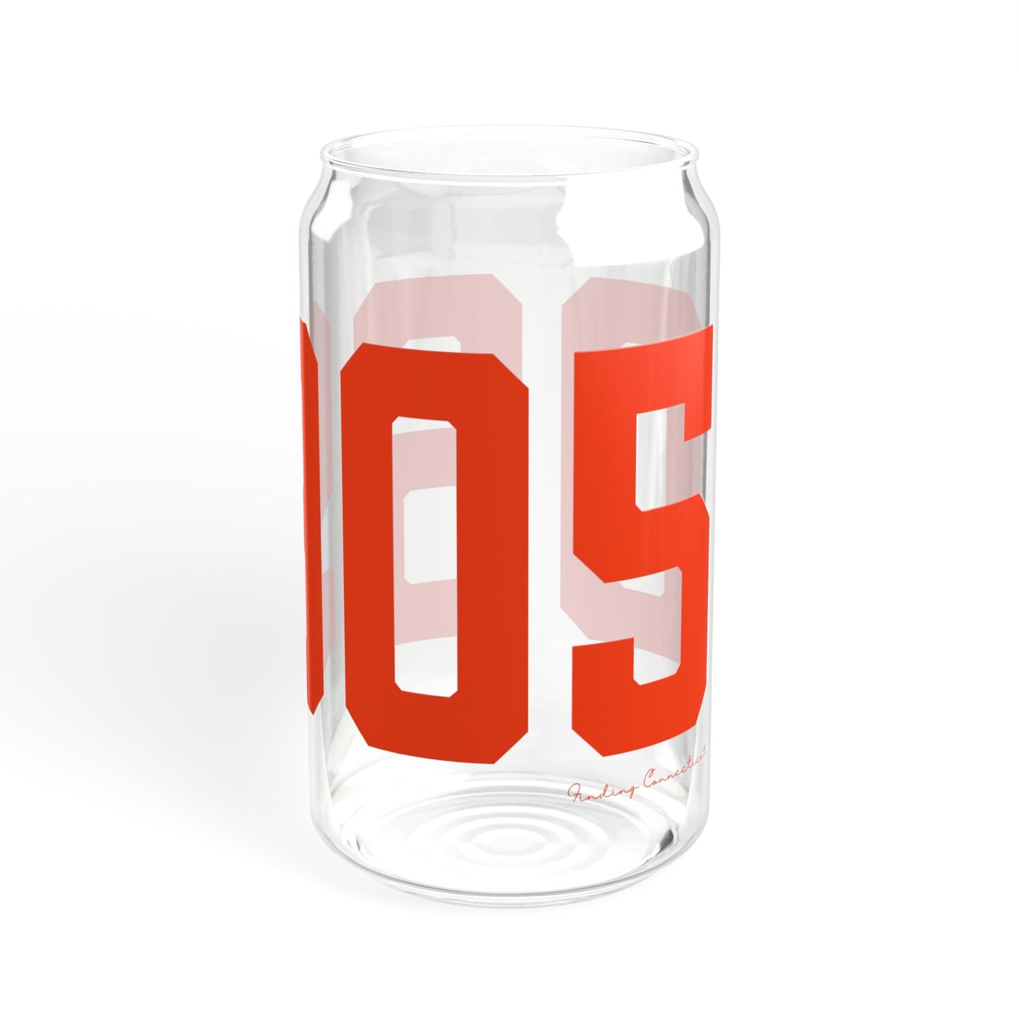 06905 Stamford Connecticut Zip Code Sipper Glass, 16oz