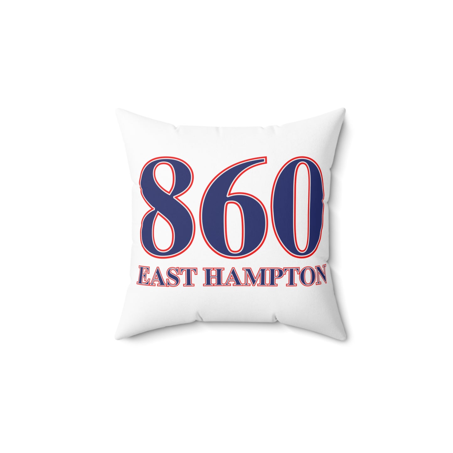 860 East Hampton Red, White & Blue Spun Polyester Square Pillow
