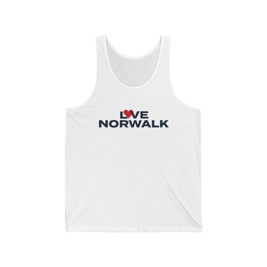 Love Norwalk Unisex Jersey Tank Top