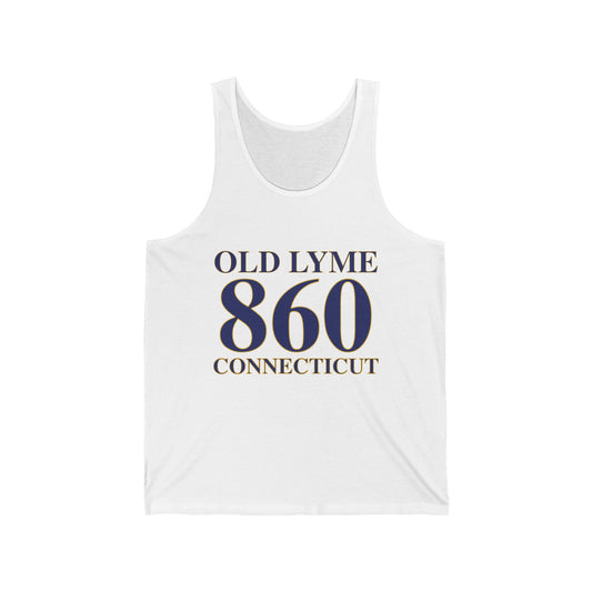 Old Lyme 860 Connecticut Unisex Jersey Tank Top