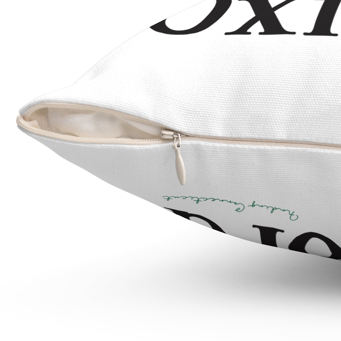 I Clover Oxford Spun Polyester Square Pillow