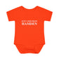 Just a kid from Hamden Infant Baby Rib Bodysuit