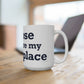 Goose Shows Are My Happy Place - Orange & Green Mug 15oz