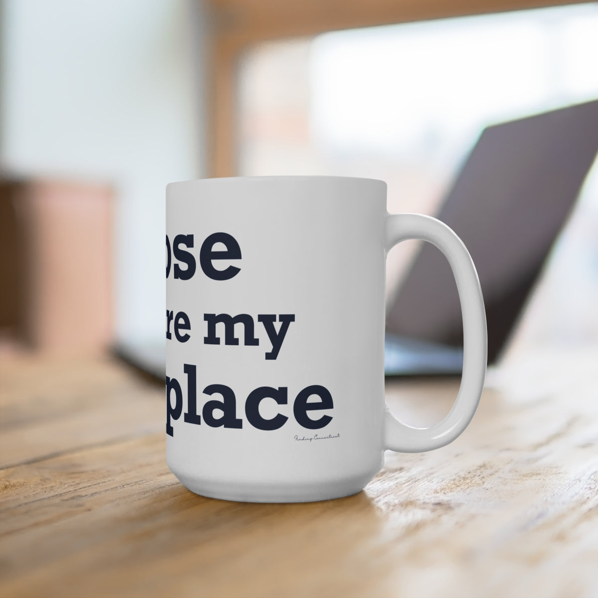 Goose Shows Are My Happy Place - Orange & Green Mug 15oz