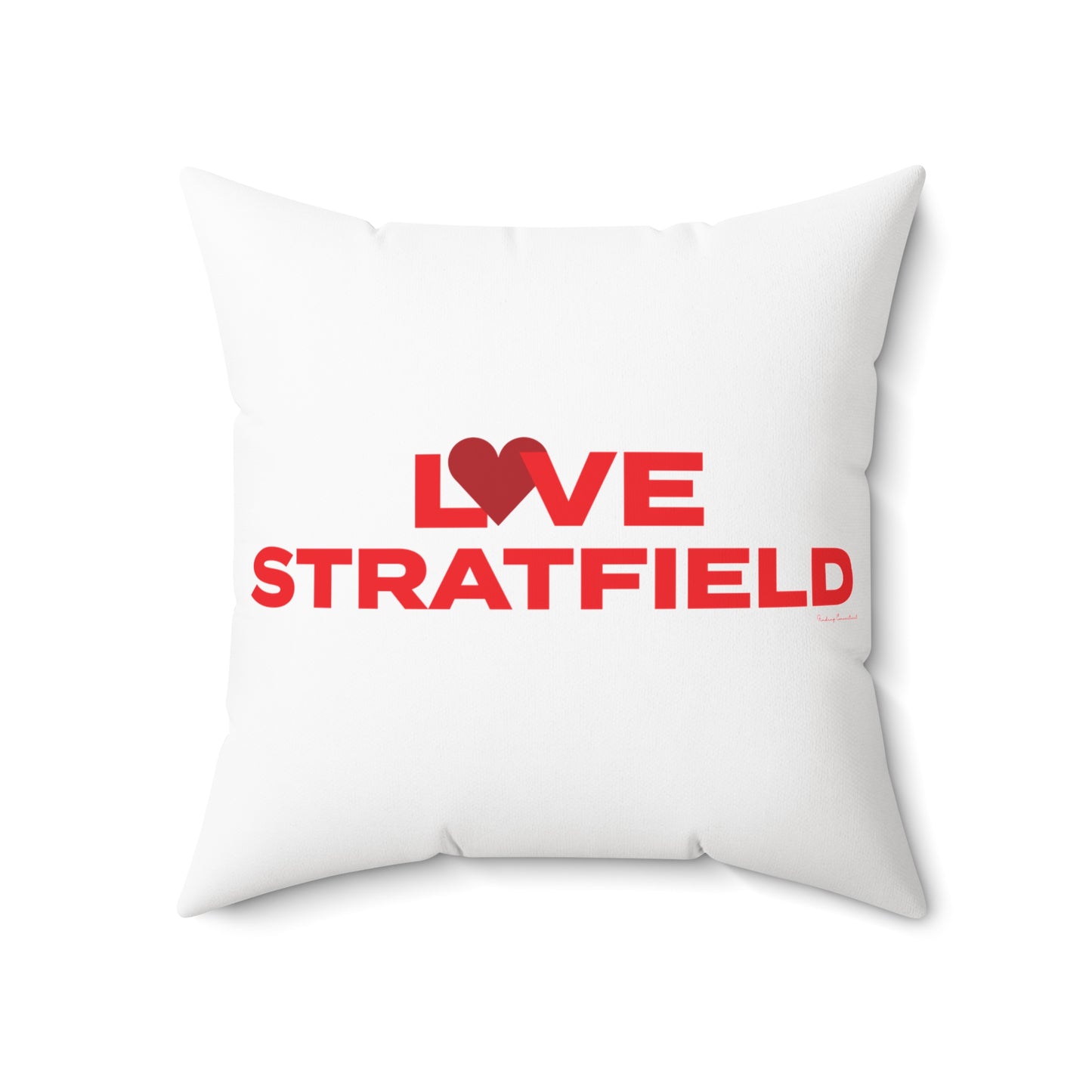 Love Stratfield Spun Polyester Square Pillow