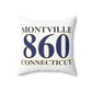 Montville 860 Connecticut Spun Polyester Square Pillow