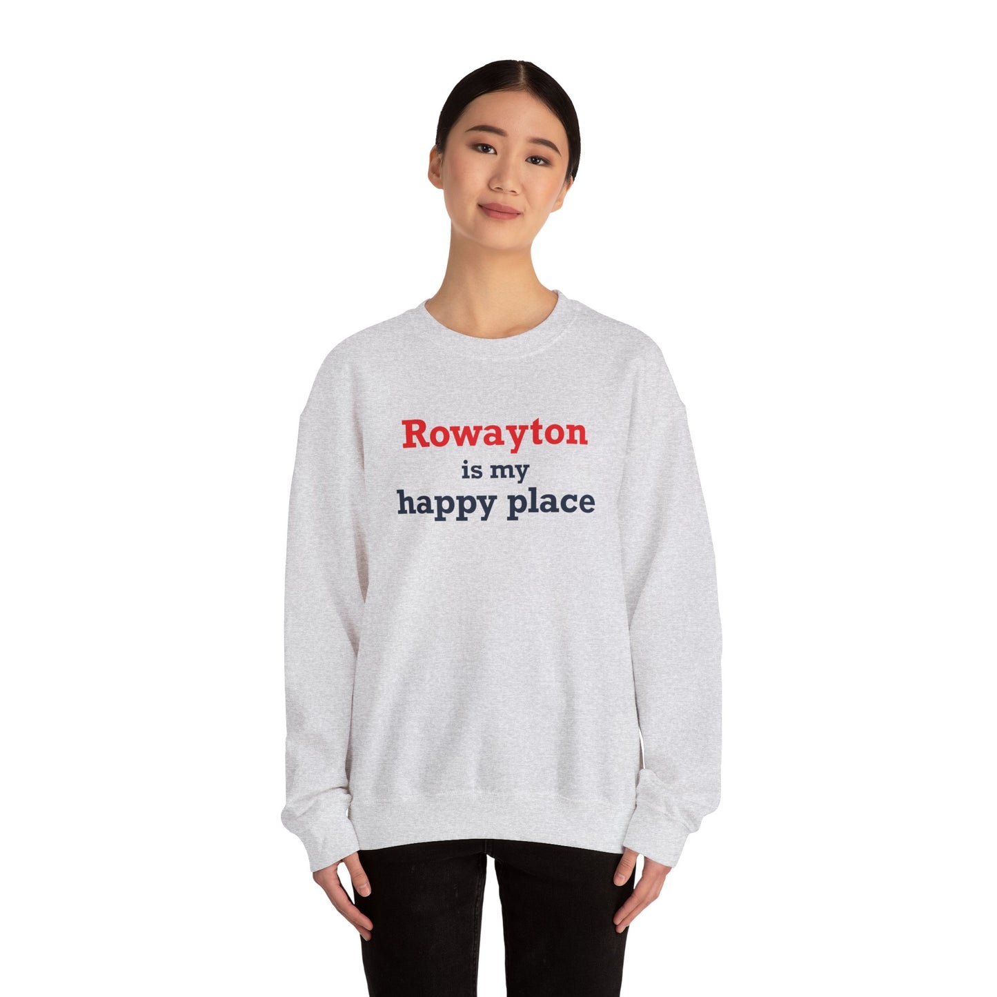 Rowayton is My Happy Place Unisex Heavy Blend™ Crewneck Sweatshirt