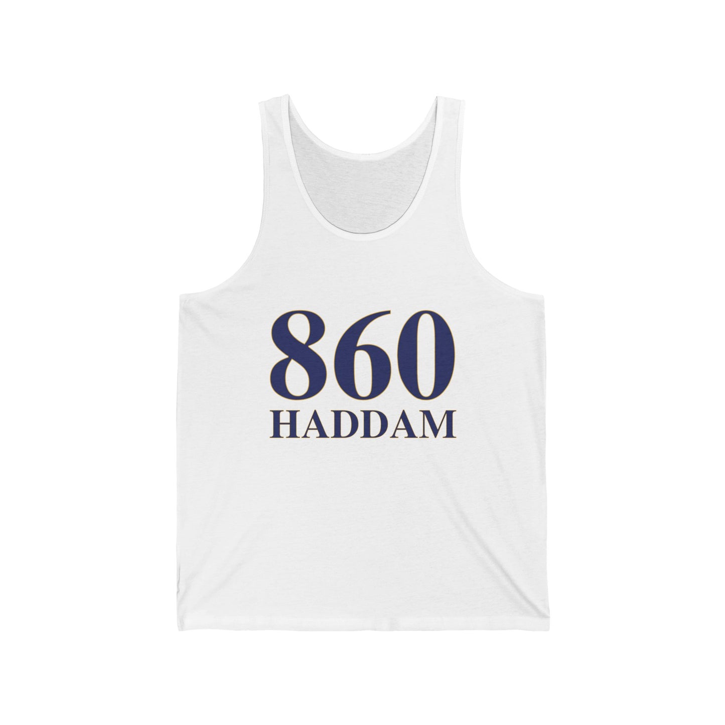 860 Haddam Unisex Jersey Tank