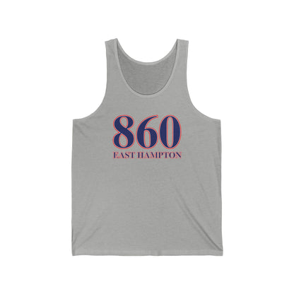 860 East Hampton Red White & Blue Unisex Jersey Tank Top