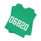 06820 - Darien CT Zip Code Unisex Jersey Short Sleeve T-Shirt