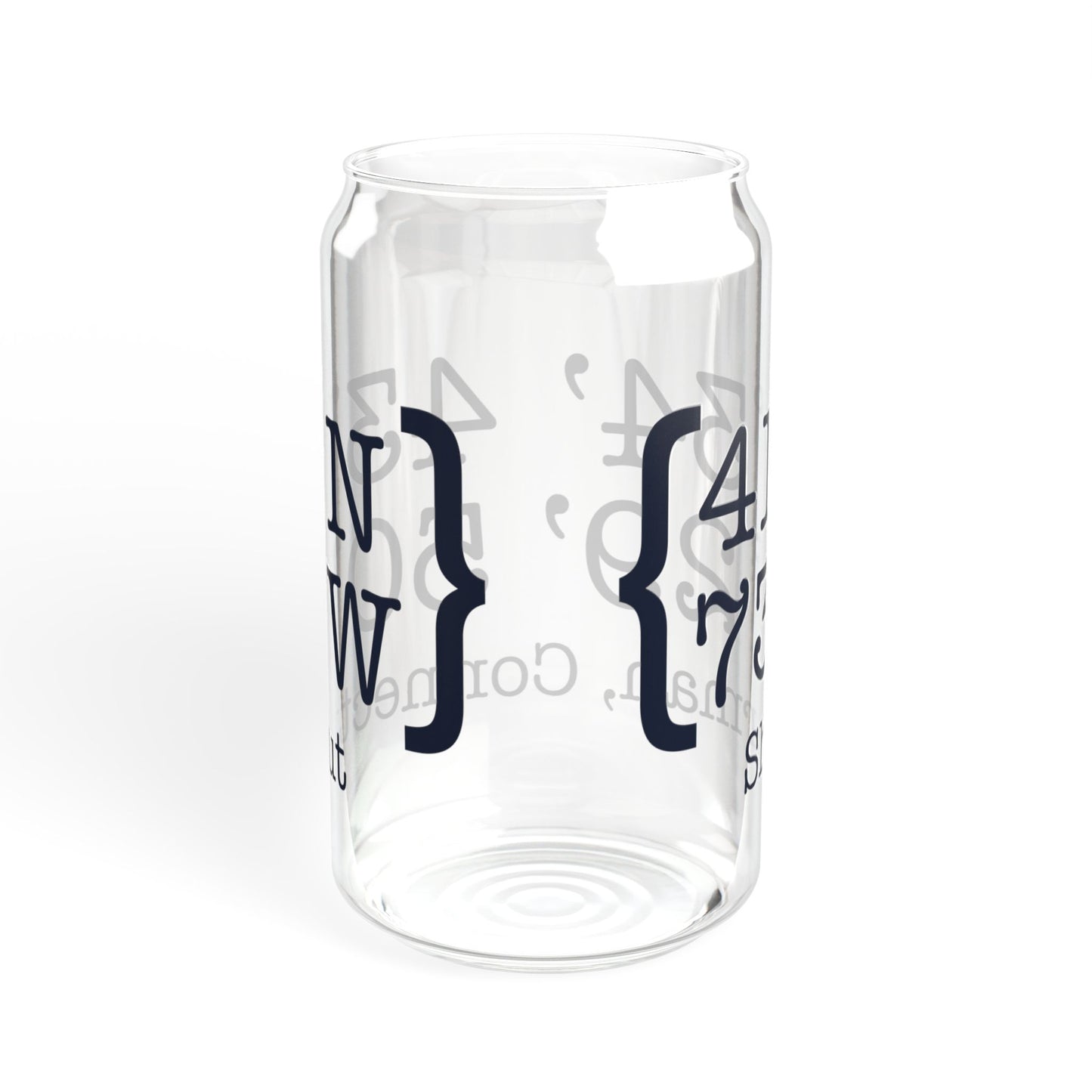 Sherman Coordinates Sipper Glass, 16oz