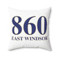 860 East Windsor Polyester Square Pillow
