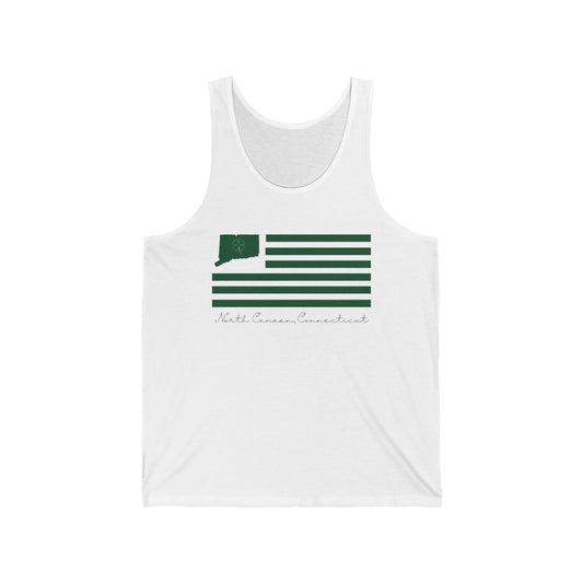 North Canaan Connecticut St. Patrick’s Day Flag Unisex Jersey Tank Top