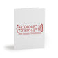 New Canaan Coordinates Greeting Cards