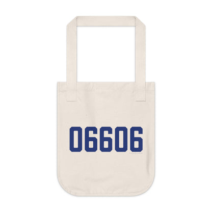 06606 Bridgeport Connecticut Zip Code Organic Canvas Tote Bag
