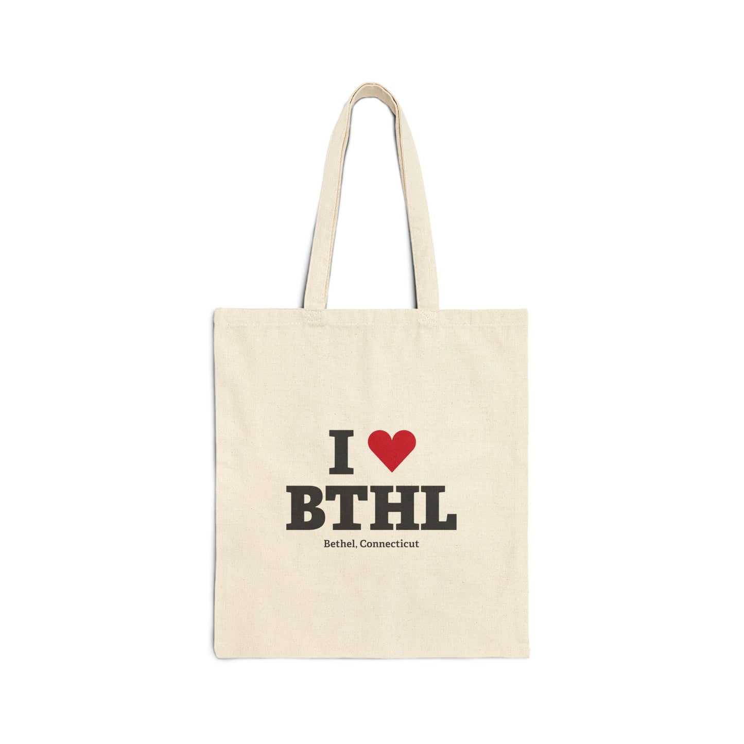 I Heart BTHL Cotton Canvas Tote Bag