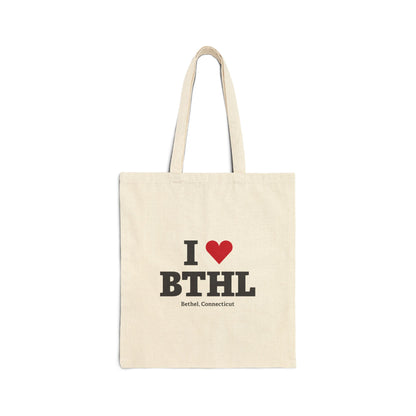 I Heart BTHL Cotton Canvas Tote Bag