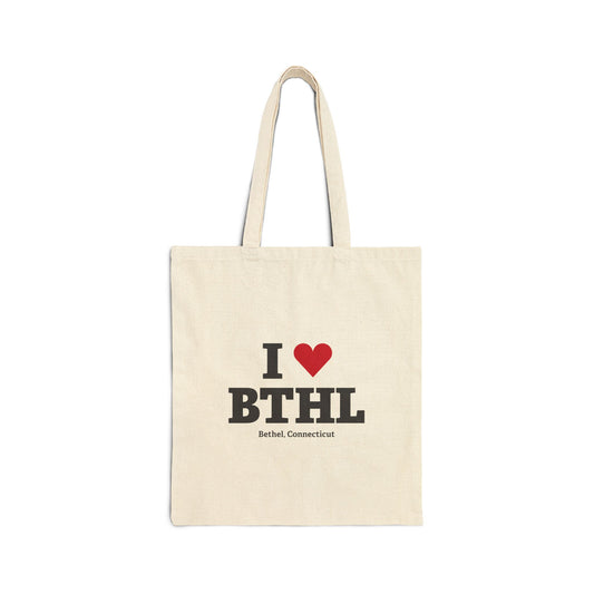 I Heart BTHL Cotton Canvas Tote Bag