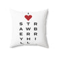 Strawberry Hill Vision Spun Polyester Square Pillow