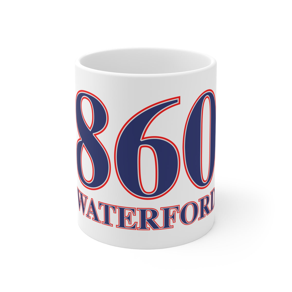 860 Waterford Red, White & Blue Mug 11oz
