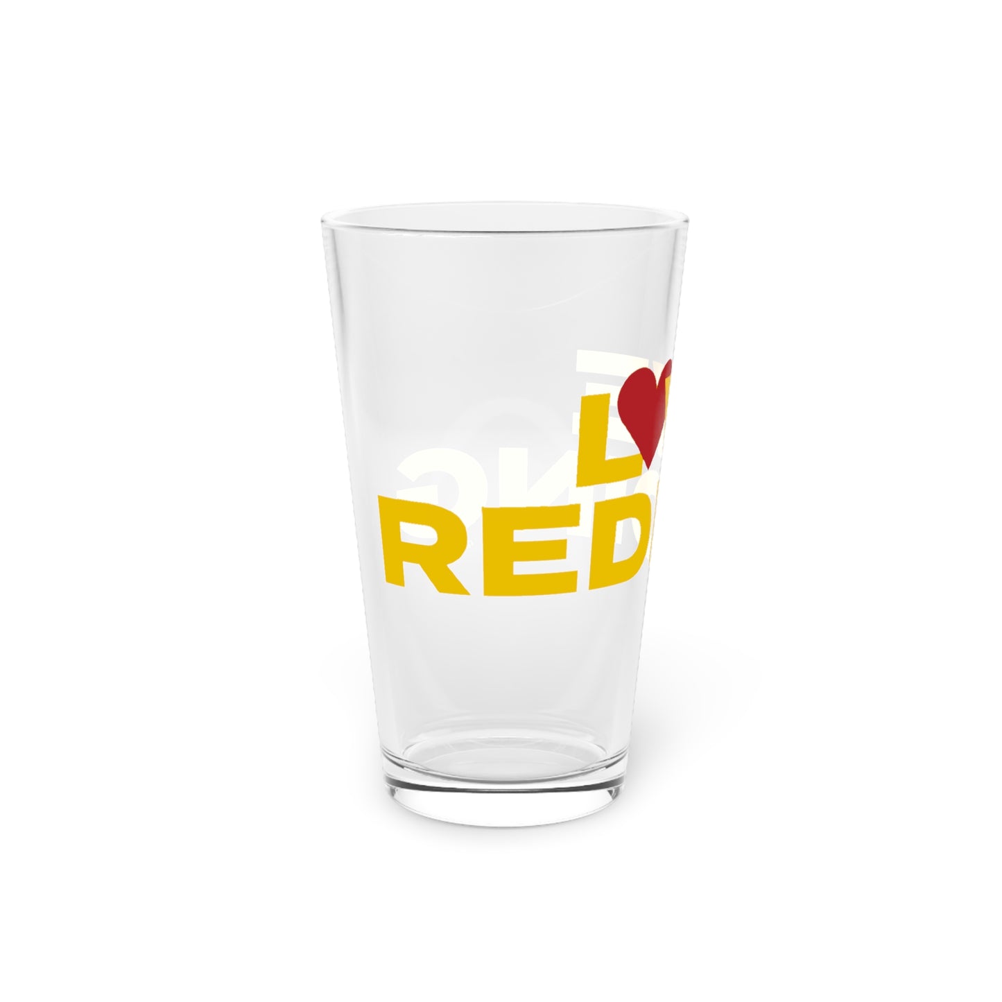 Love Redding Pint Glass, 16oz