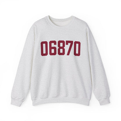 06870 - Greenwich Connecticut Zip Code Unisex Heavy Blend™ Crewneck Sweatshirt