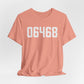 06468 Monroe Connecticut Zip Code Unisex Jersey Short Sleeve T-Shirt