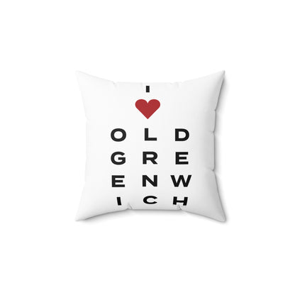Old Greenwich Vision Spun Polyester Square Pillow