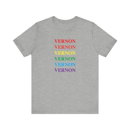 Vernon Pride Unisex Jersey Short Sleeve Tee