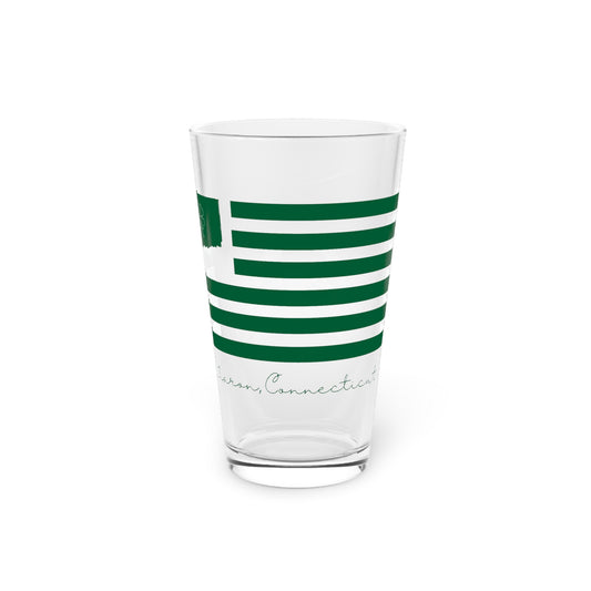Sharon Connecticut St. Patrick’s Day Flag Pint Glass, 16oz