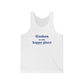 Goshen is My Happy Place Unisex Jersey Tank Top