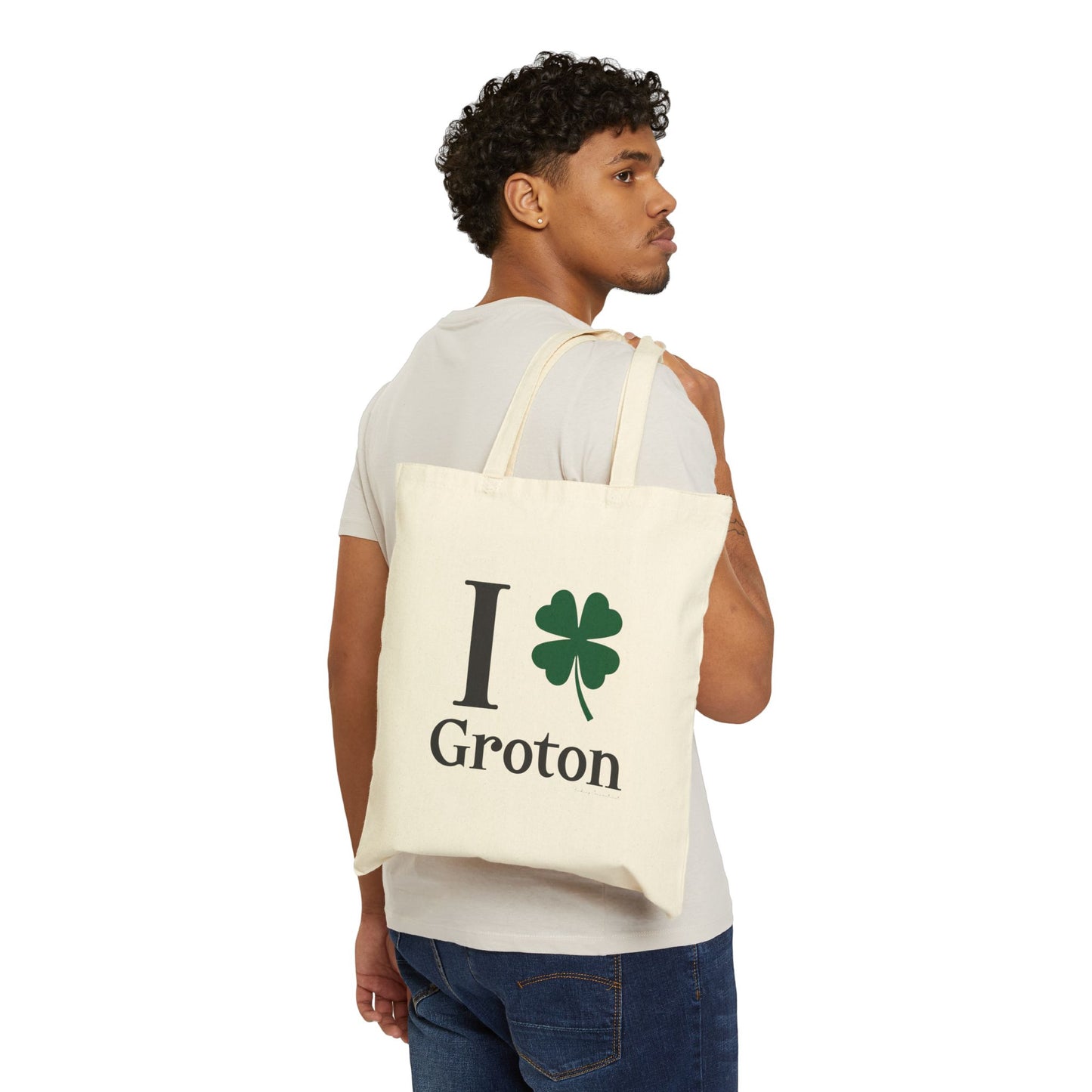 I Clover Groton Cotton Canvas Tote Bag