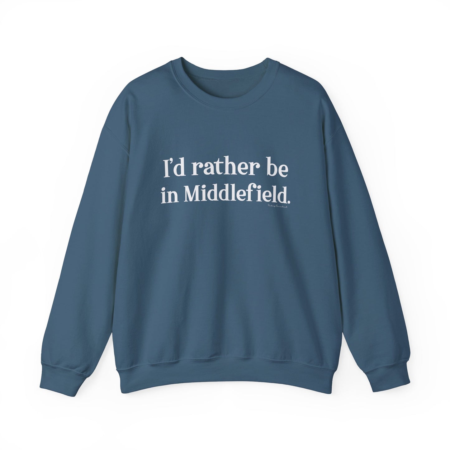 I'd rather be in Middlefield. Unisex Heavy Blend™ Crewneck Sweatshirt