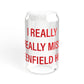 I Really Really Miss Greenfield Hill Sipper Glass, 16oz
