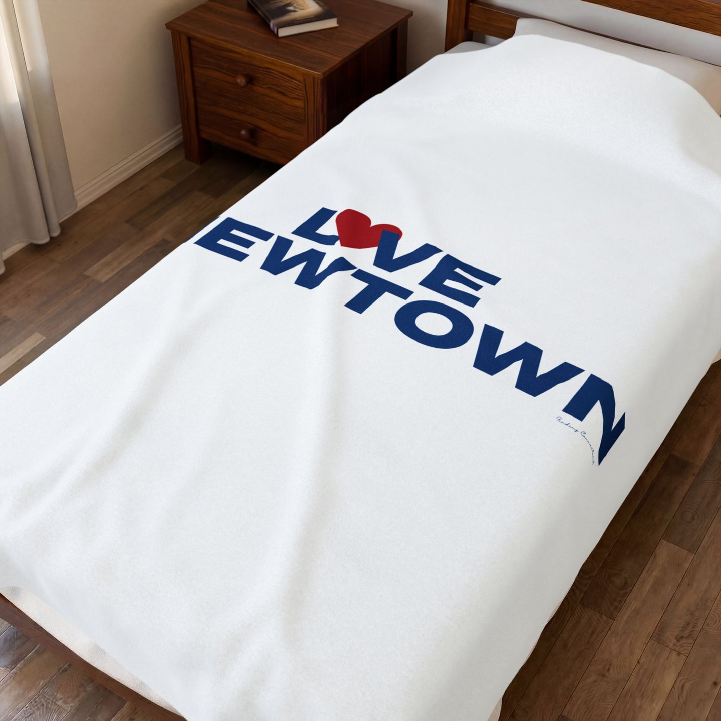 Love Newtown Velveteen Plush Blanket