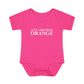 Just a kid from Orange Infant Baby Rib Bodysuit