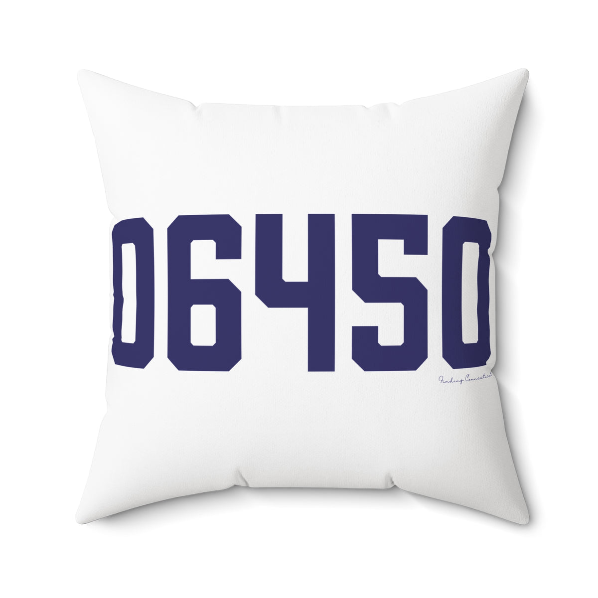 06450 Meriden Connecticut Zip Code Polyester Square Pillow