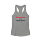 Rowayton is My Happy Place Women's Ideal Racerback Tank Top