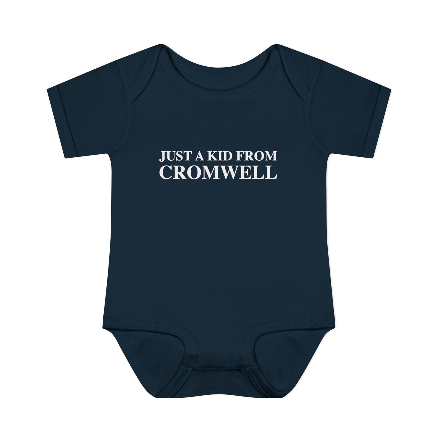 Just a kid from Deep River Infant Baby Rib Bodysuit