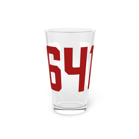 06417 Deep River Connecticut Zip Code Pint Glass, 16oz