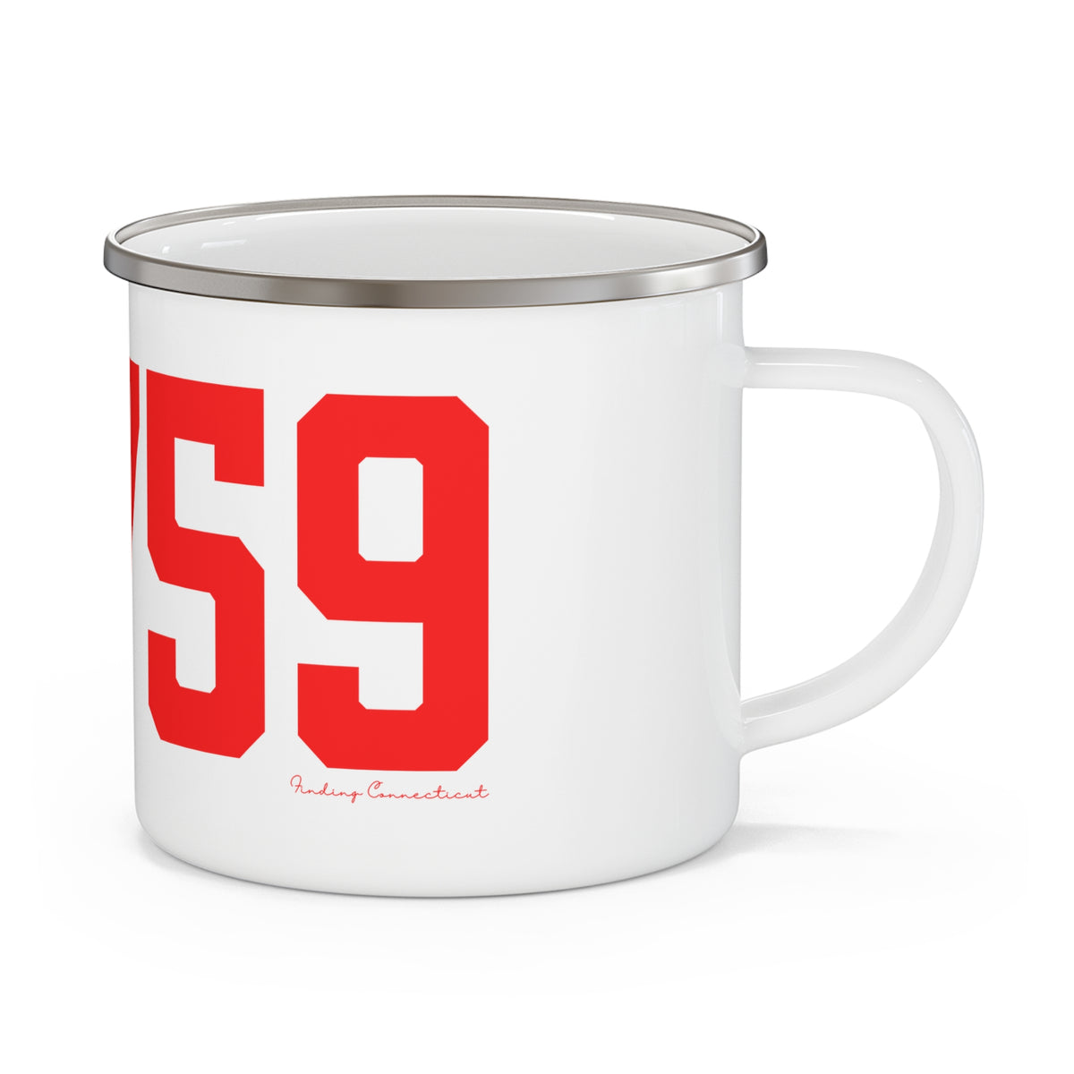 06759 Litchfield Connecticut Zip Code Enamel Camping Mug